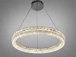 Підвісна LED-люстра Diasha MD6027/600HR для спальні, кухні та вітальні, 95 W, 61 см, 10-18 m2 - мініатюра 2