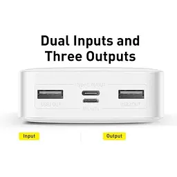 Портативна батарея зі швидкою зарядкою Baseus Bipow Digital Display PowerBank 30000 mAh 15w - мініатюра 3