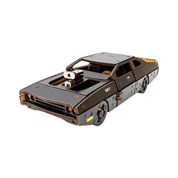 Дерев'яний 3D конструктор "Fast Furious" Puz-62519, 125 деталей, чорний - мініатюра 5