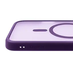 Чехол для Apple iPhone 17 Pro, Lush MagCase, фиолетовый, противоударная панель-накладка из TPU и PC, полупрозрачный чехол с MagSafe (с магнитом), с защитой камеры, поддержка беспроводной зарядки, защита всего корпуса, ArmorStandart (ARM87490) - мініатюра 5