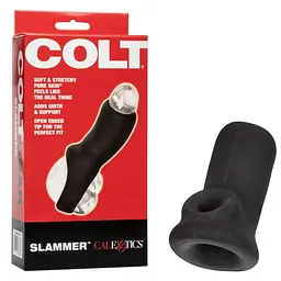 Насадка на пеніс Calexotics Colt Slammer, 10.7 см (чорний) - мініатюра 4