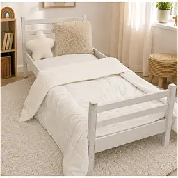 Плед дитячий MirSon Premium Pique White 150х220 см (2200013893578) - мініатюра 5