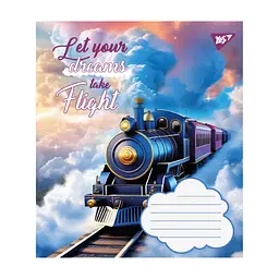 Зошит Yes Let your dreams 12 аркушів лінія (766947), в асортименті - мініатюра 2