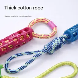 Іграшка для жування Derby TPR + Rope Dog Toy - мініатюра 3