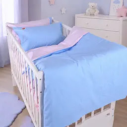 Дитяча постільна білизна MIRSON LITTLE KIDS Poplin Edition Unicorn та Nelson 110х160см (2200013086345)