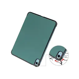 Чохол до планшета BeCover Smart Case Apple iPad Air 5 (2022) 10.9" Dark Green (710772) - мініатюра 4