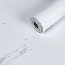 Самоклеюча вінілова плитка Sticker Wall SW-00001287 У рулоні білий повітряний мармур глянець 3000х600х2 мм - мініатюра 12