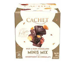 Цукерки Cachet Minis Mix Milk & Dark Choсolates 185 г