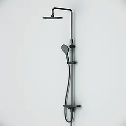 Душова система Am.Pm ShowerSpot без змішувача Like black F0780222, Чорний матовий - мініатюра 8