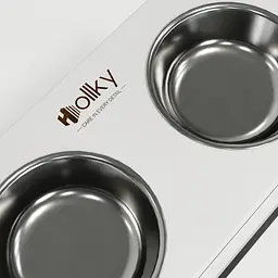 Hollky Base XL40 — миски на підставці для великих собак (2 × 1,8 л, висота 40 см) - мініатюра 5