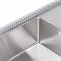 Кухонна мийка Germece Handmade 800x430x230 (з підставкою для ножів) HD-D008, Нержавіюча сталь - мініатюра 5