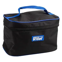 Автомобільний компресор Vitol 100psi 14Amp 37л Ліхтар Автостоп прикурювач (K-22) - мініатюра 4