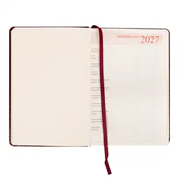 Діловий блокнот Leo Planner твердий А5 датований 2027 Vector 252759 368 аркушів коричневий - мініатюра 4