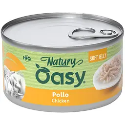 Вологий корм Oasy Cat Wet Natury для дорослих котів філе курки 85 г