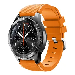 Ремінець 22 мм BeWatch ECO для Samsung Galaxy Watch 46mm | Samsung Gear S3 Помаранчевий (1021107.3)