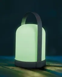 Настільна лампа на батарейках Goldlux 330642 Minorka LED 1x0.3W 3000К+RGB IP20 біла - мініатюра 3