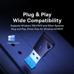 Bluetooth-адаптер Baseus Encok BA04+ Black (A10082600121-00) [153347] - мініатюра 9