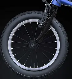 Велосипед Ninebot Kids Bike 16'' для хлопчиків блакитний - мініатюра 5