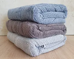 Набір турецьких махрових рушників Cestepe MicroCotton Premium 3 штуки 70x140 Nesha щільність 600 г/м2 - мініатюра 8