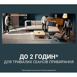 Пилосос Rowenta X-Force Flex 16.60 Animal безпровідний чорно-сірий (RH9C71E0) - мініатюра 9
