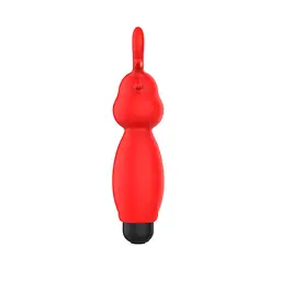 Вібратор для клітора Erospace Sweet Play Mini Reindeer Vibrator A10 8.8 см червоний - мініатюра 2