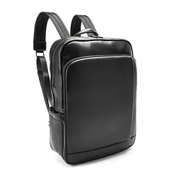 Шкіряний чорний рюкзак Tiding Bag A25F-8528-3A - мініатюра 7
