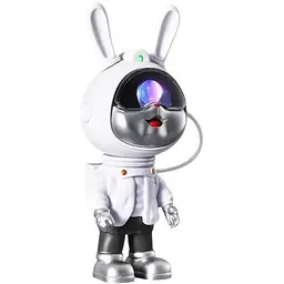 Нічник-проектор зоряного неба GALAXY NIGHTLIGHT PROJECTOR Світильник Заєць-космонавт з пультом 8 режимів