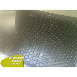 Автомобільний килимок у багажник Skoda Fabia 2 2007- Universal / Гумо - пластик - мініатюра 4