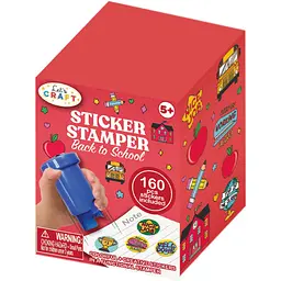 Штамп з наліпками Let's Craft "Back to school"