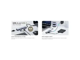 USB-хаб CUDY UH605 Grey - мініатюра 5