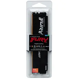 Модуль пам'яті Kingston Fury DDR5 16GB 6000MHz Beast Black EXPO (KF560C30BBE-16) - мініатюра 5