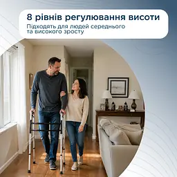 Ходунки крокуючі складані дорослі 1 Doctor Life 10188/E/SL (10188/E/SL-2226) - мініатюра 6