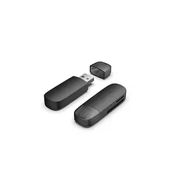 Зчитувач флеш-карт Vention USB 3.0 to SD+TF Black Dual Drive Letter (CLGB0) - мініатюра 2