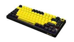 Клавіатура Lorgar KBP7075W Wireless Pro 75% Exploded Black Yellow EN/UA (LRG-KBP7075W-YL-US) - мініатюра 4