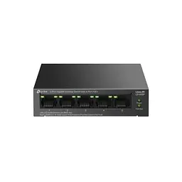 Комутатор LiteWave LS105GP, Black, 5xRJ45 (1х10/100/1000 Mb/s, 4xGbE PoE+) TP-Link teh0028266