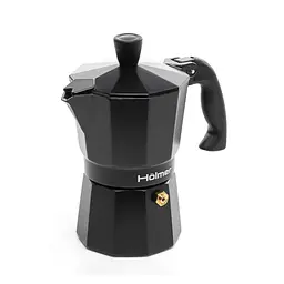 Гейзерна кавоварка Holmer CF-0100-B Black Moon 100 мл чорна (CF-0100-B Black Moon) - мініатюра 2