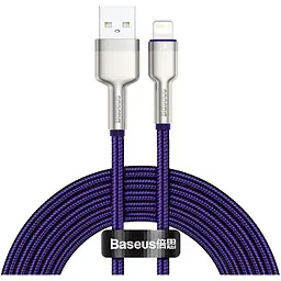 Кабель Baseus Cafule Metal USB-A to Lightning 2m Purple (CALJK-B05) [169645]