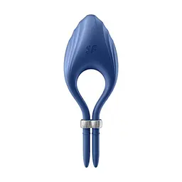 Ерекційне кільце Satisfyer Duelist Ring Vibrato 14.2 см синій - мініатюра 3