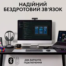 Навушники Logitech Zone Vibe Wireless UC Graphite (981-001199) - мініатюра 5