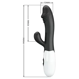 Вібратор - Pretty Love Snappy Vibrator Black - мініатюра 2