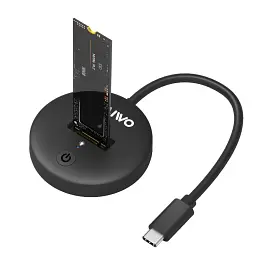 Док-станція для накопичувачів Maiwo M.2 NVMe/SATA SSD to USB3.2 Gen2 USB-C 10Gbps (K1698P2)