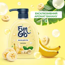 Рідке мило для рук Fun&Go Banana 300 мл - мініатюра 3