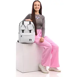 Рюкзак GoPack Education Teens 178 сірий (GO25-178L-2) - мініатюра 18