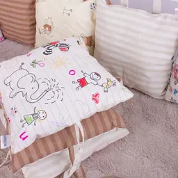 Подушки-борти MirSon Kids Time 18-300 Cream time бежеві 12 шт. - мініатюра 10