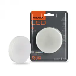 Лампочка Videx LED GX53 8W 3000K 220V (VL-GX53-08533) - мініатюра 6