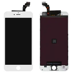 Дисплей для iPhone 6 Plus, білий, з рамкою, , Tianma