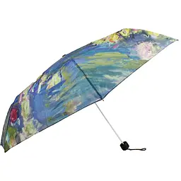 Жіноча складана парасолька механічна Happy Rain 96 см різнобарвна - мініатюра 2