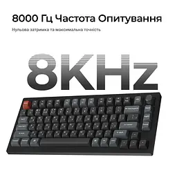 Клавіатура бездротова Keychron V1 Ultra Keychron Red Switch Black RGB (V1U-D1-UA) - мініатюра 10