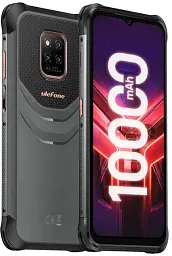Захищений смартфон Ulefone Power Armor 14 4/64GB АКБ 10 000мАг Black - мініатюра 2