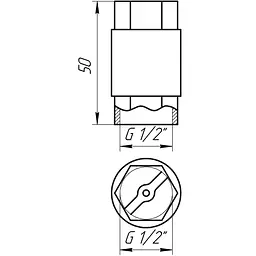 Зворотний клапан Q Professional 1/2″ QP100 000014111 - мініатюра 4